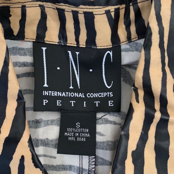 Macy’s I.N.C Safari Tiger Print Coat - Picture 2 of 16